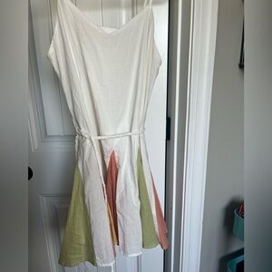 White mini with peek-a-boo colors